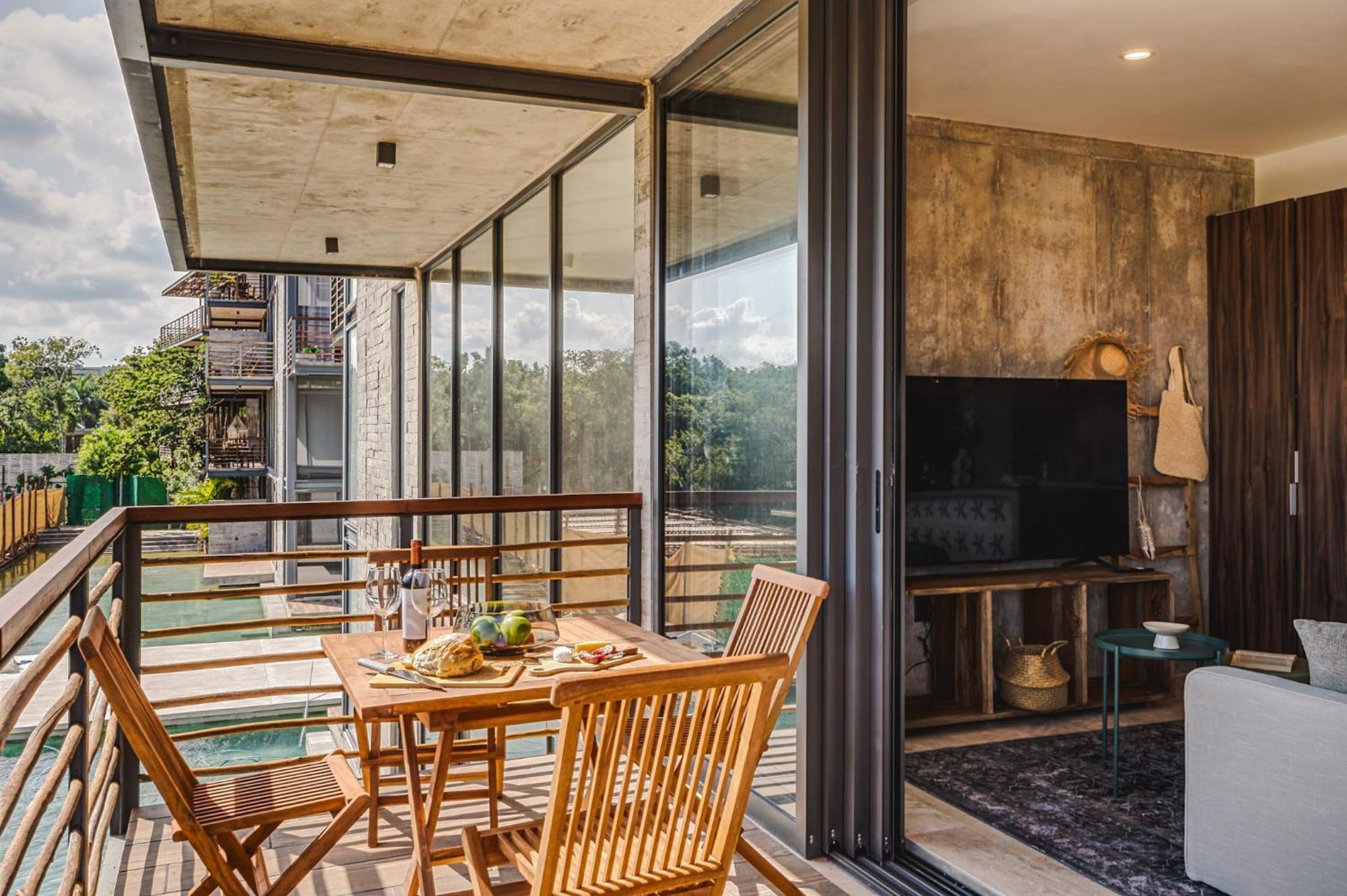 1 Bedroom On Cenote Largest Gym Coworking Apartment Tulum